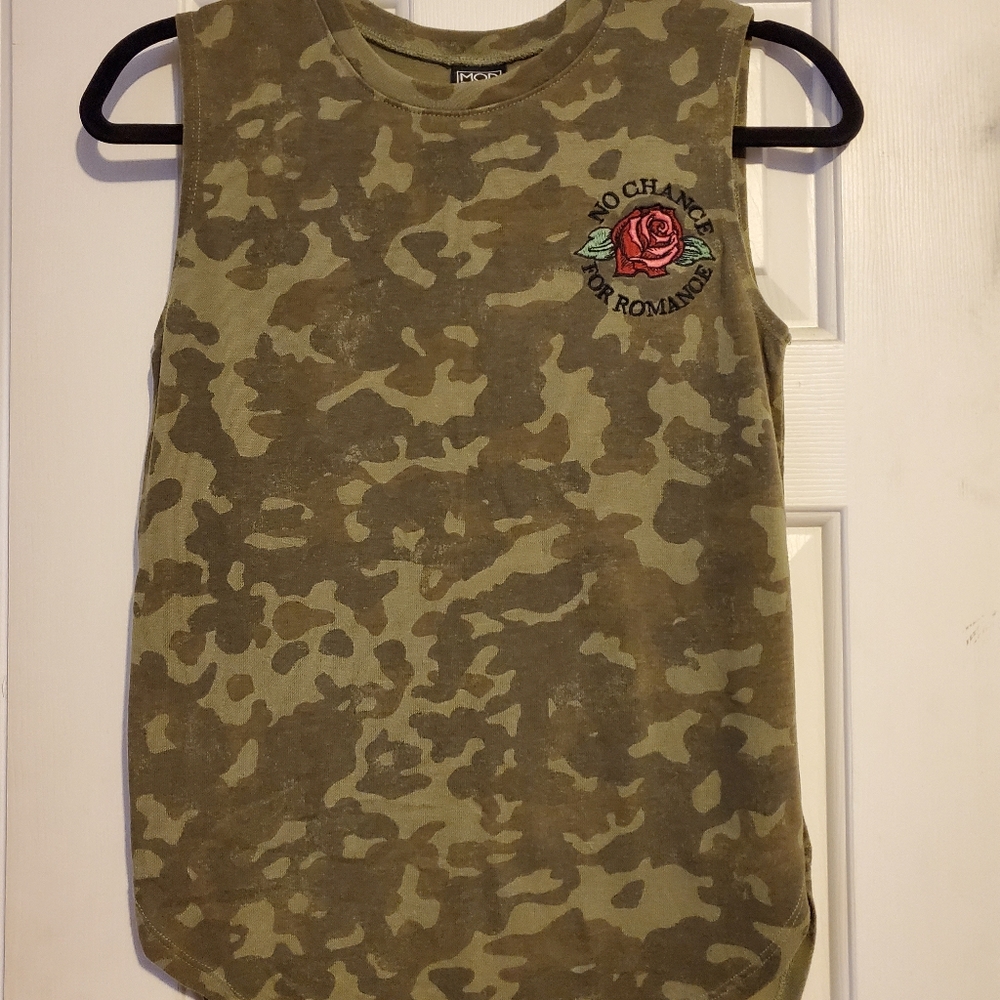 Camo tank top